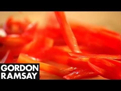 How to Cut A Bell Pepper – Gordon Ramsay