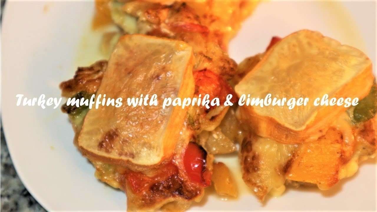 Turkey muffins with paprika & limburger cheese recipe