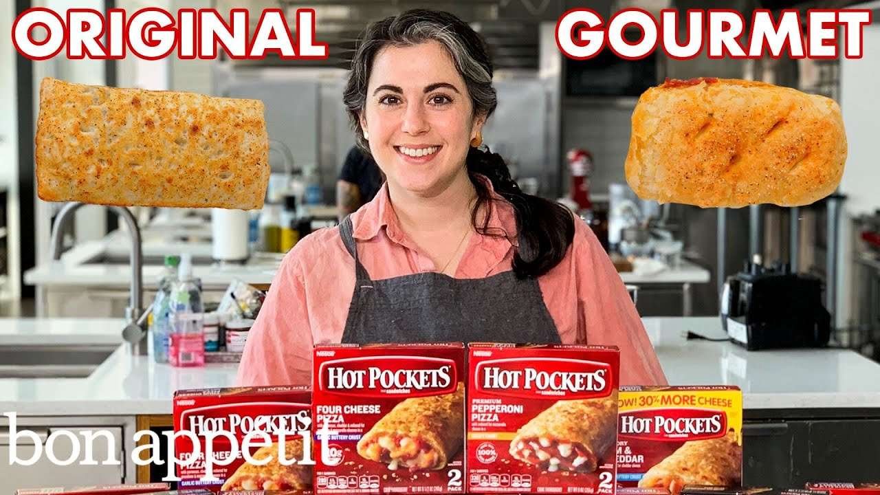 Pastry Chef Attempts to Make Gourmet Hot Pockets | Gourmet Makes | Bon Appétit