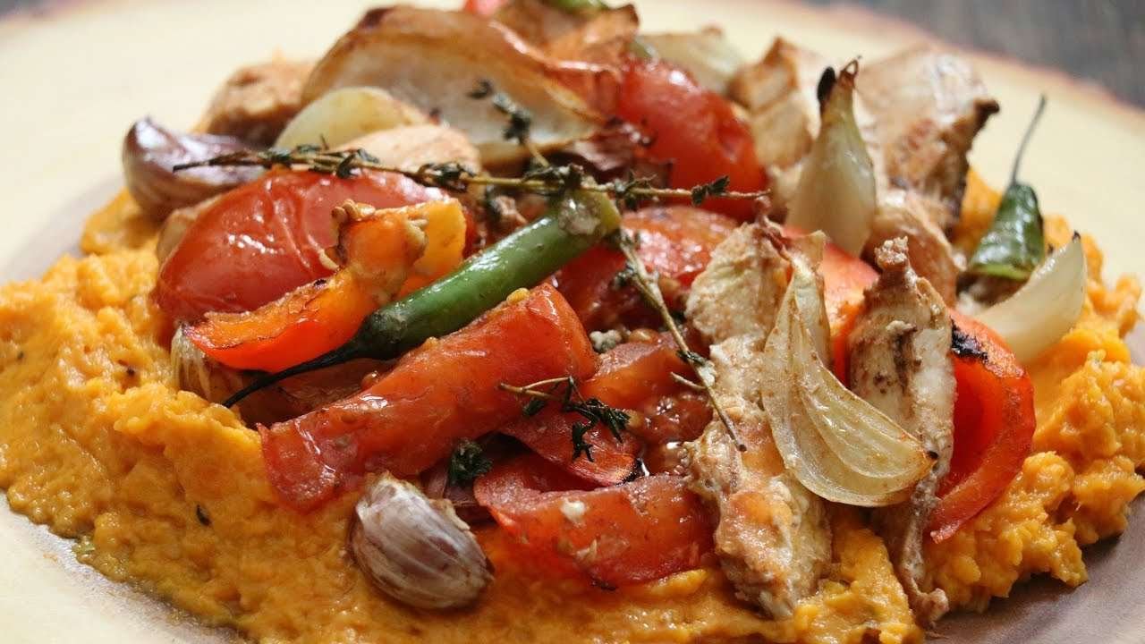 Sweet potato Mash with smoked paprika chicken | Meal Prep ideas