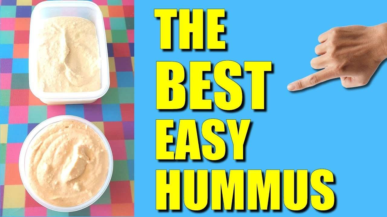 The BEST Easy Hummus Recipe | Plain + Peri Peri, Paprika & Pepper Hummus