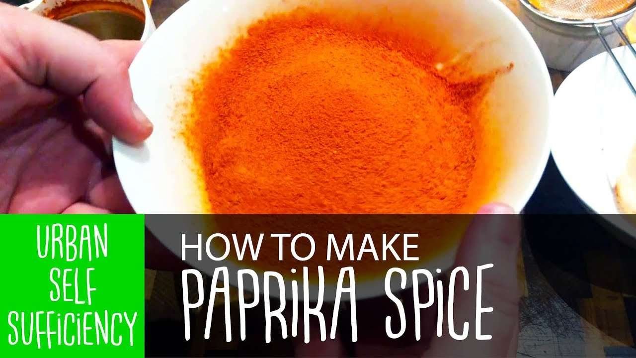 How to Make Paprika or Chilli Powder