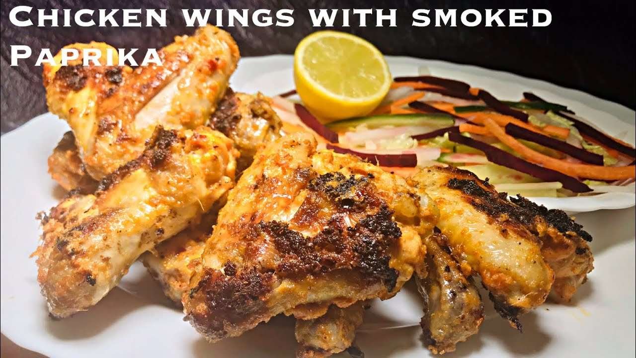 Chicken wings with smoked paprika