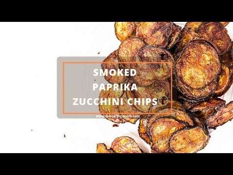 Smoked Paprika Zucchini Chips