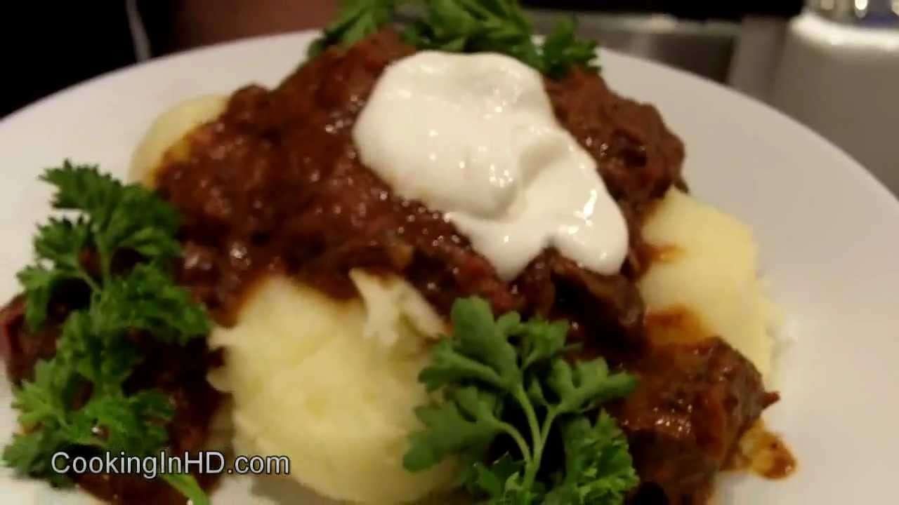 Goulash with Spicy Paprika and Red Vermouth