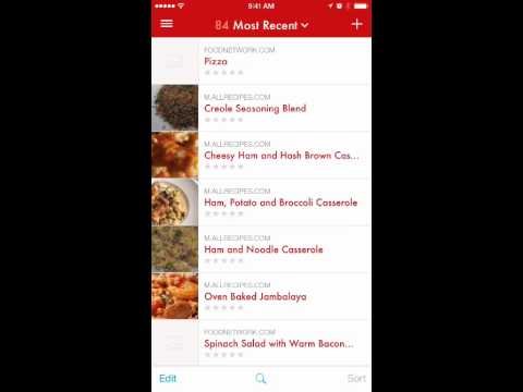 Using Paprika to manage recipes and grocery lists