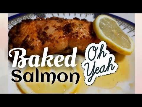 How to bake salmon in simple recipe|| Paprika and Oregano