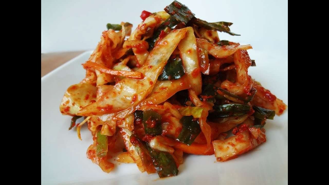 Emergency kimchi (yangbaechu-kimchi: 양배추김치)
