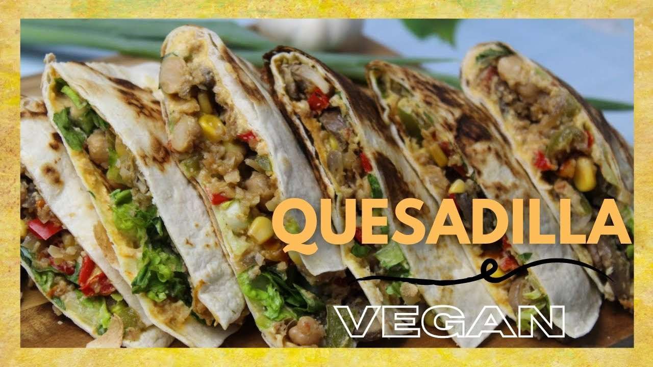 Easy Cheesy Quesadillas | Best Vegan Quesadilla Recipe | Quesadilla Recipe WITHOUT OVEN