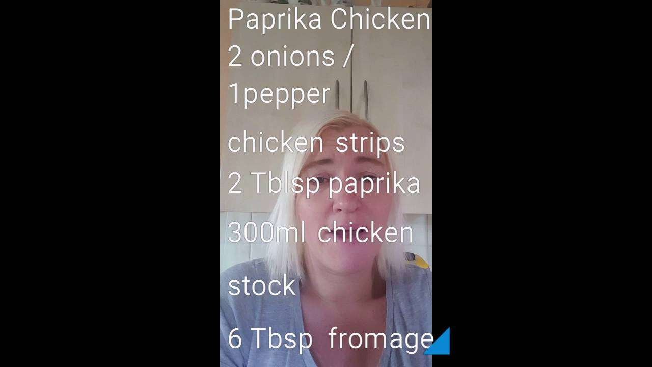 Slimming world recipe syn free paprika chicken