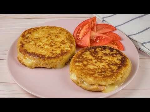 Potato burger: ready in a few minutes in a pan!