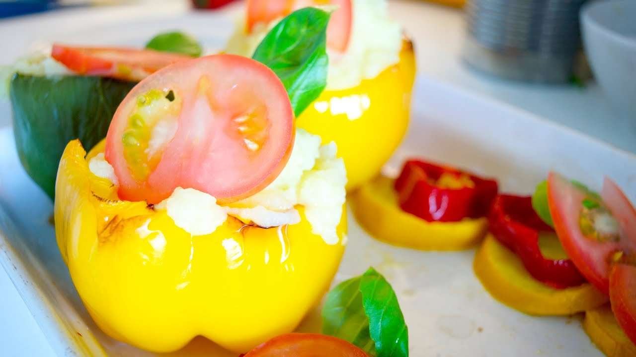 Paprika Stuffed with Potatoes