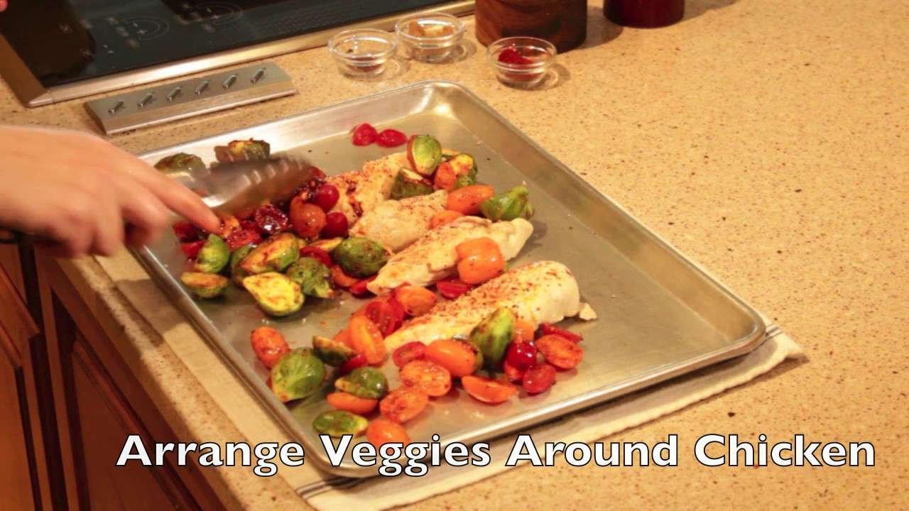 Paprika Chicken & Veggies with Yogurt Sauce