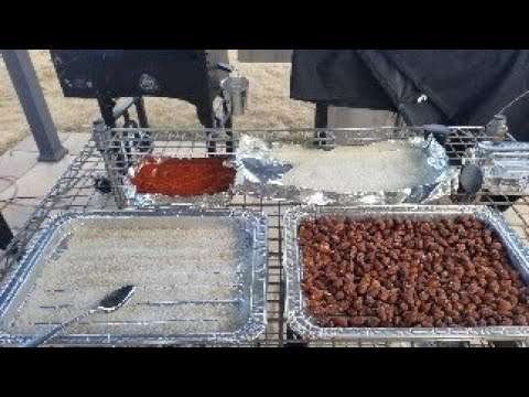 Hickory Smoked Almonds & Salt ~ Apple Smoked Salt & Paprika ~ Using A Pit Boss  Pellet Smoker
