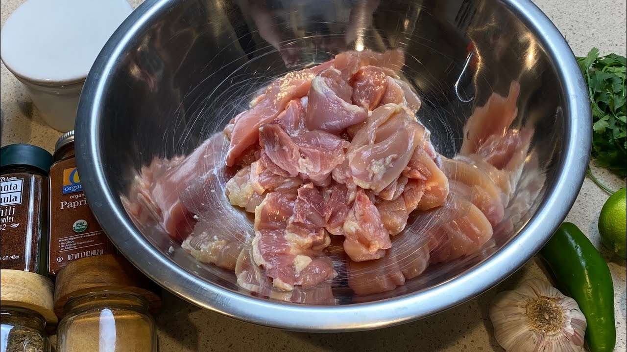 worlds best chicken marinade! citrus! oregano! paprika! garlic! Cumin! all the good stuff!