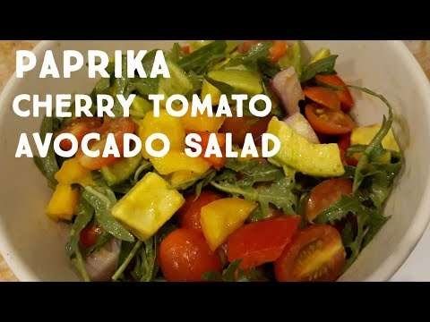 PAPRIKA CHERRY TOMATO ABOCADO SALAD#kitchen recipe