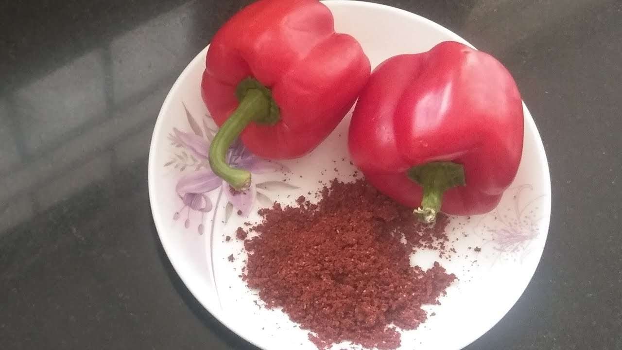 Paprika Powder Recipe l How to make Paprika Powder at Home l Homemade Paprika Powder Recipe