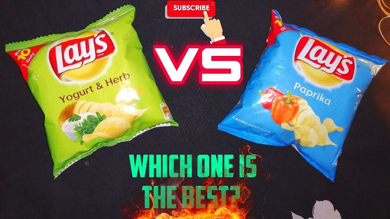 Lay's Yogurt&Herb and Lay's paprika POTATO CHIPS Review&taste testing || Best Flavor???