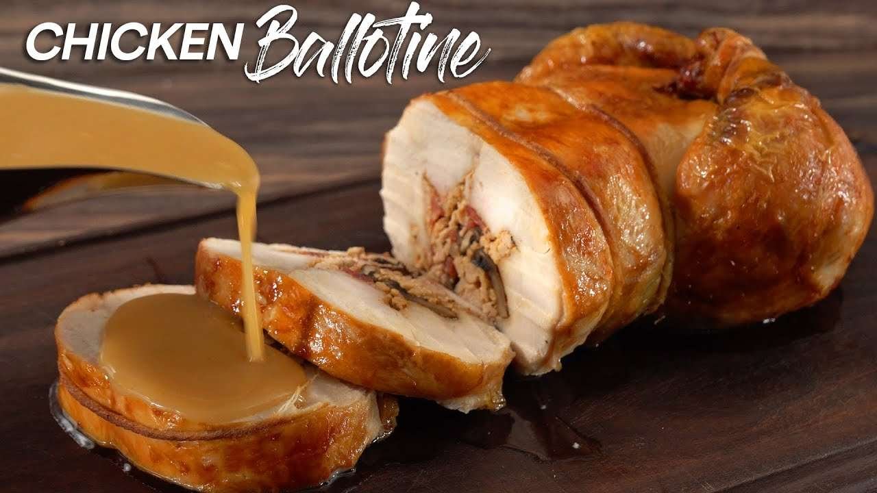 I tried to MASTER the FRENCH RECIPE Chicken Ballotine!