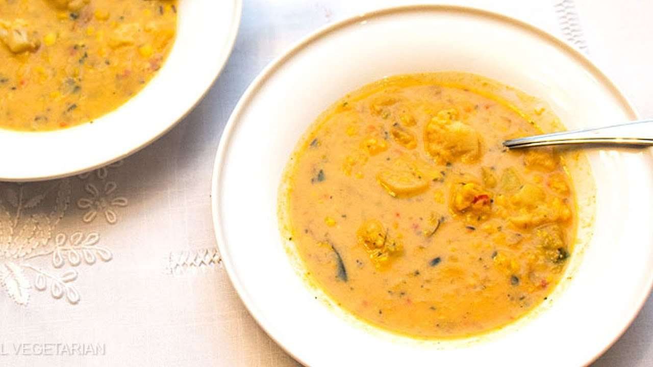 Easy Vegan Chowder: How To Make Vegetarian Corn Chowder Recipe