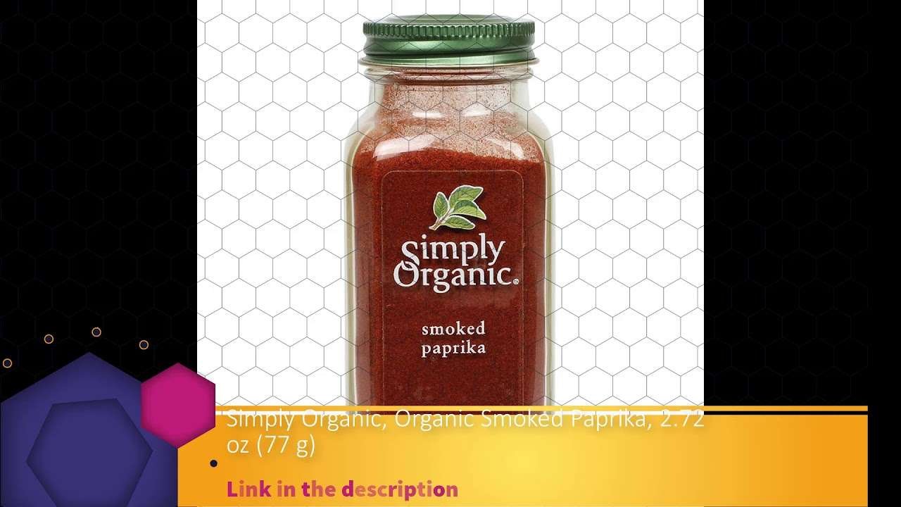 Simply Organic, Organic Smoked Paprika, 2.72 oz (77 g)