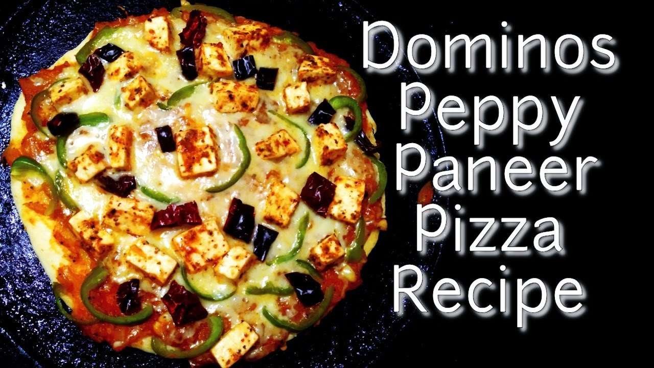 Dominos Peppy Paneer Pizza Recipe – Dominos Pizza Recipe with Peppy Paneer , Capsicum , Red Paprika