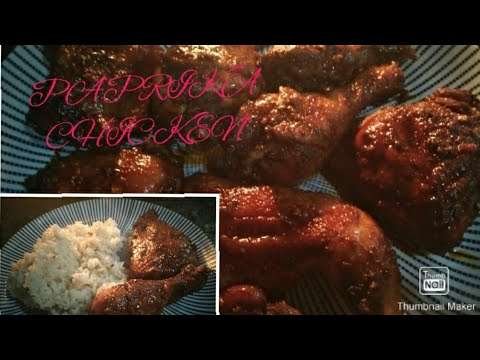 How to cooked Oven Baked Chicken with Paprika