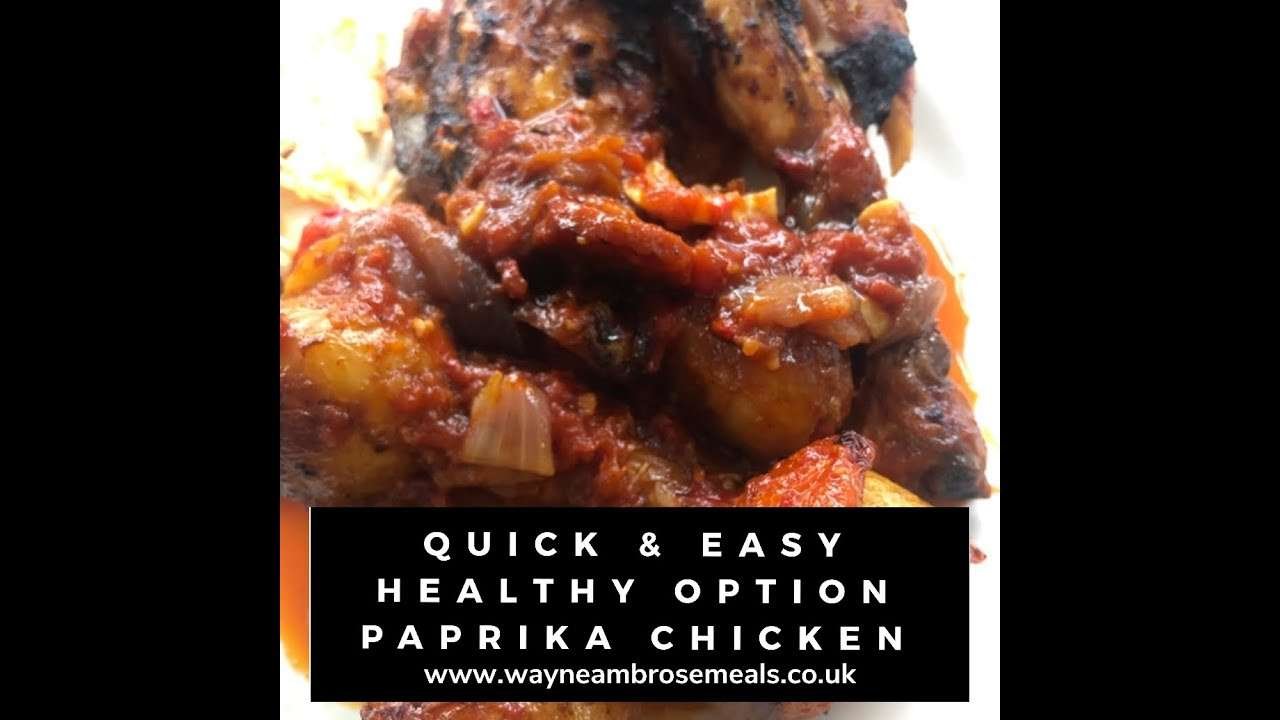 EASY TO DO PAPRIKA CHICKEN