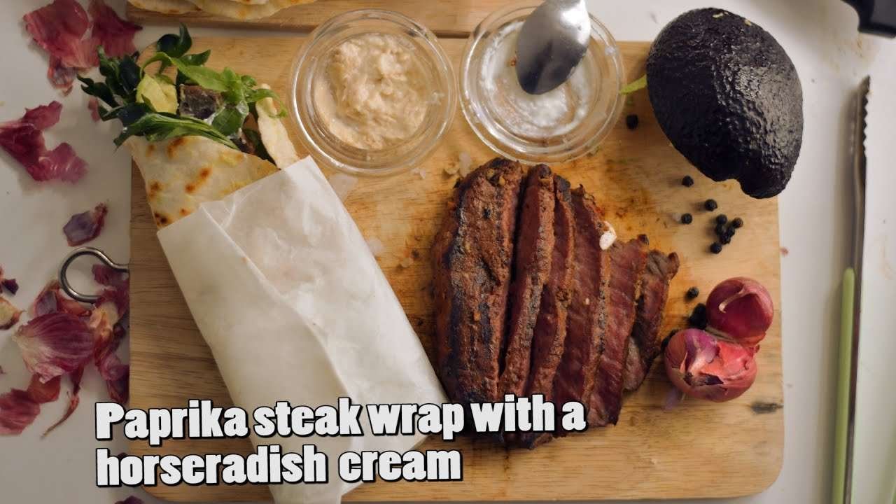 Irrestible Paprika Steak Wrap | SheDoesLiving