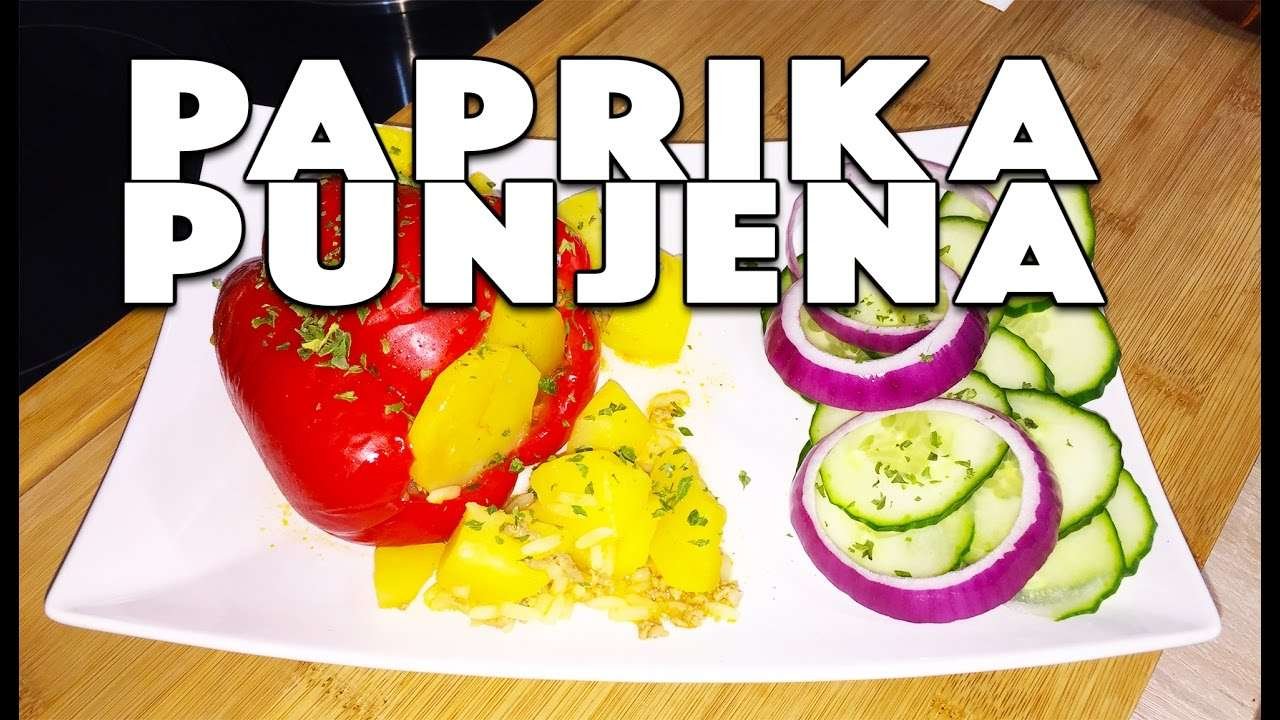 RECEPT: PUNJENE PAPRIKE (KAKO SE SPREMA PUNJENA PAPRIKA) sa pripremom i sastojcima