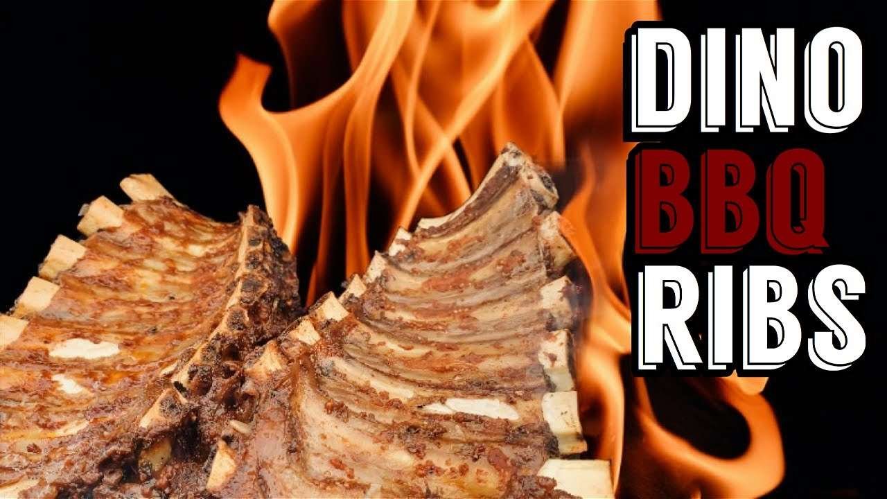EASY DINOSAUR BBQ RIBS RECIPE | How to Cook Ribs