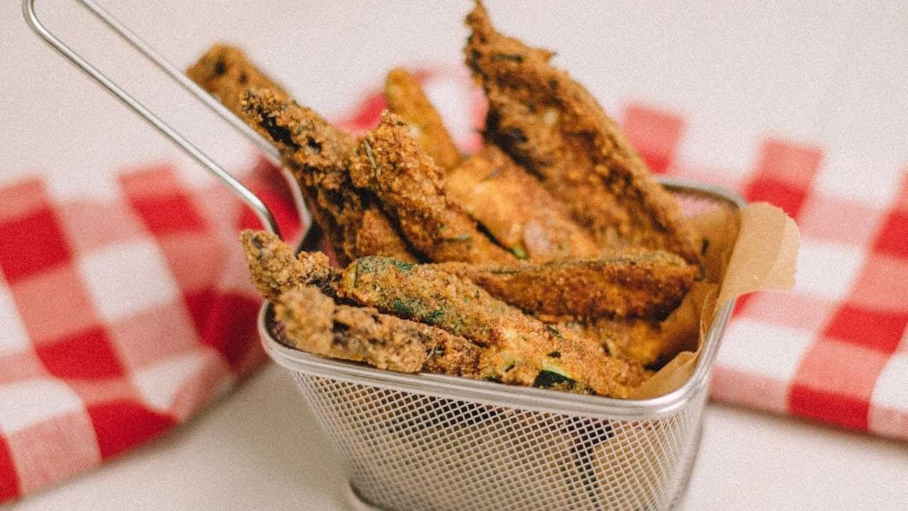 KETO Zucchini & Mushroom French Fries