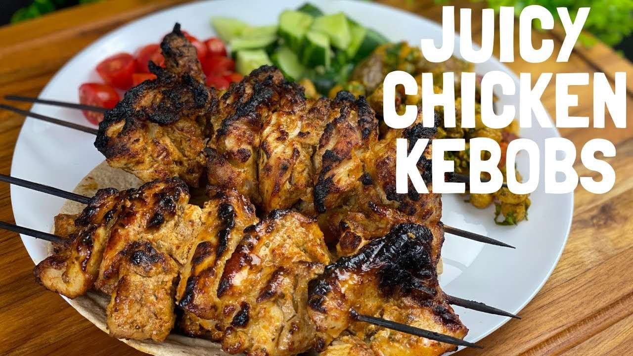 Perfect JUICY CHICKEN KEBOBS | Grilled Chicken Kebobs Recipe