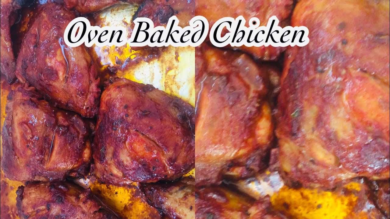 #O16💥 EASY OVEN BAKED CHICKEN RECIPE,,The Angel’s Vlogs