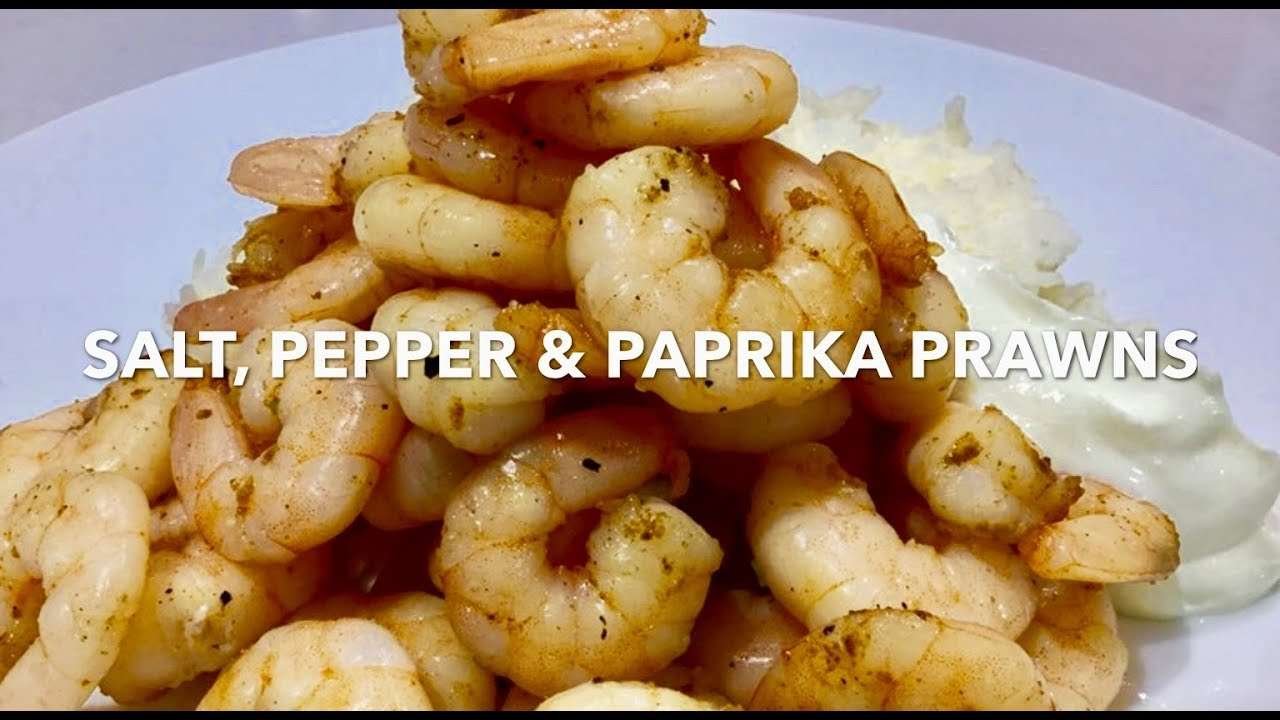 SALT, PEPPER & PAPRIKA PRAWNS (Shrimp)