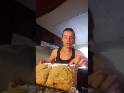 Baked avocado egg in a hole and paprika chicken part 2
