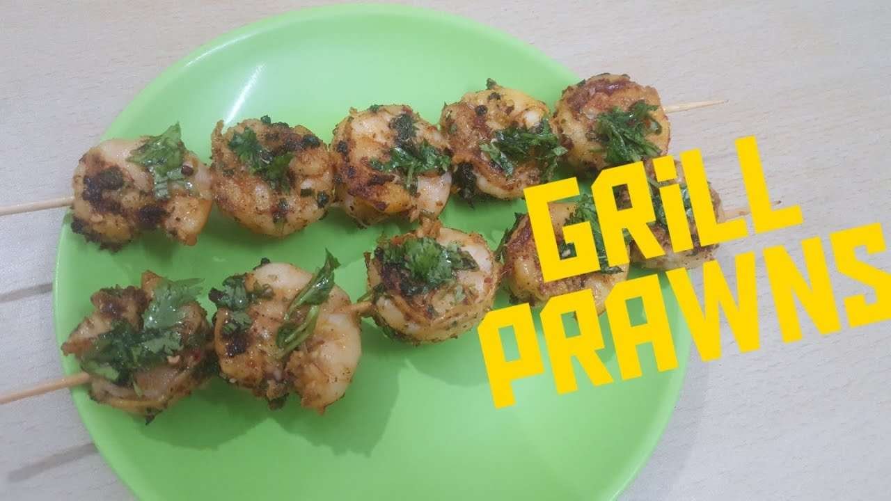 Best Easy Grilled Prawns Ever | to make Grilled Shrimp |  Grilled Prawns Recipe at Home | Sea food