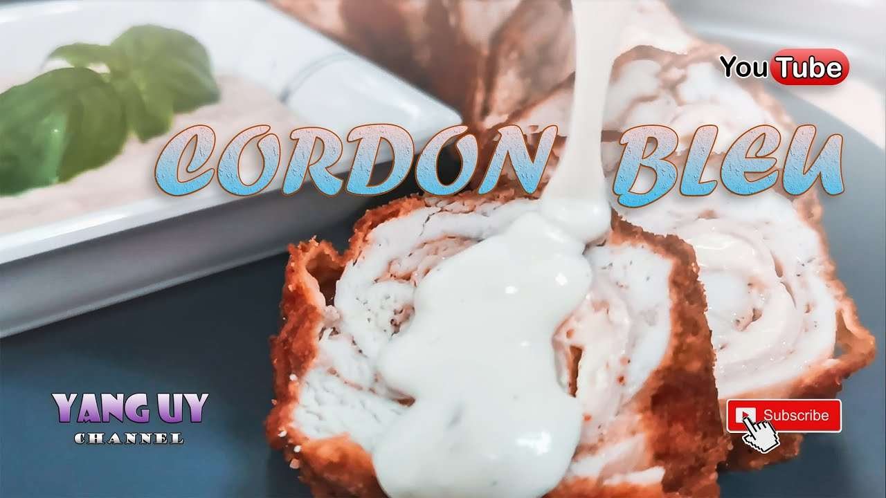 HOW TO MAKE CORDON BLEU // STEP BY STEP // #CORDONBLEU #CHICKEN #COOKING // YANG UY
