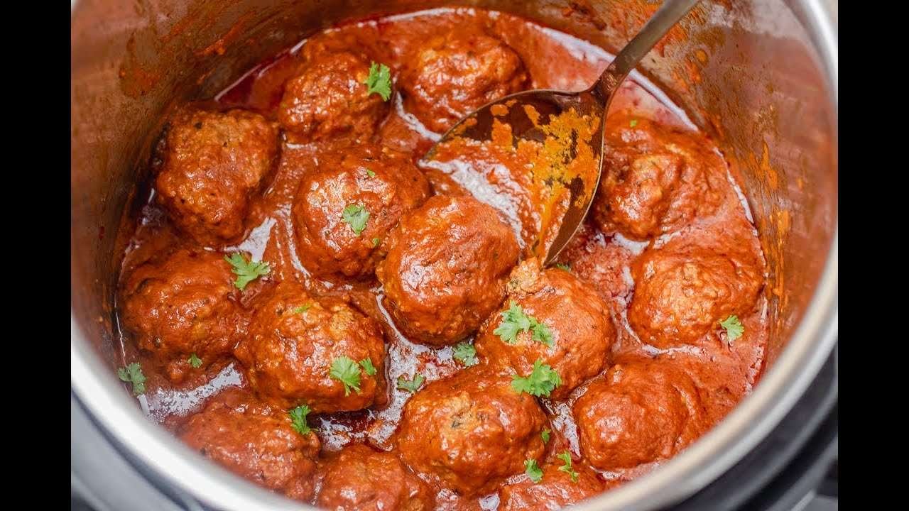 Instant Pot Meatballs | The best IP meatballs from scratch
