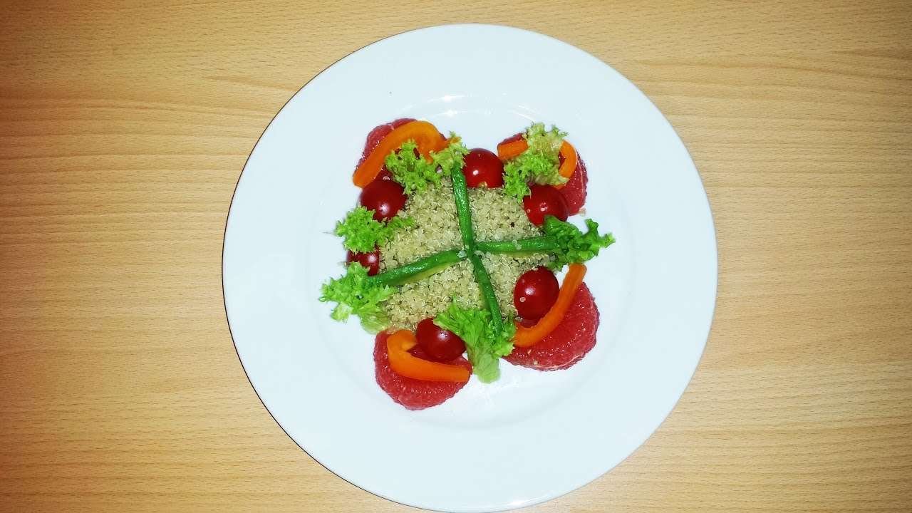 Salad Recipe 2#   Quinoa with Avocado,Grapefruit and Paprika