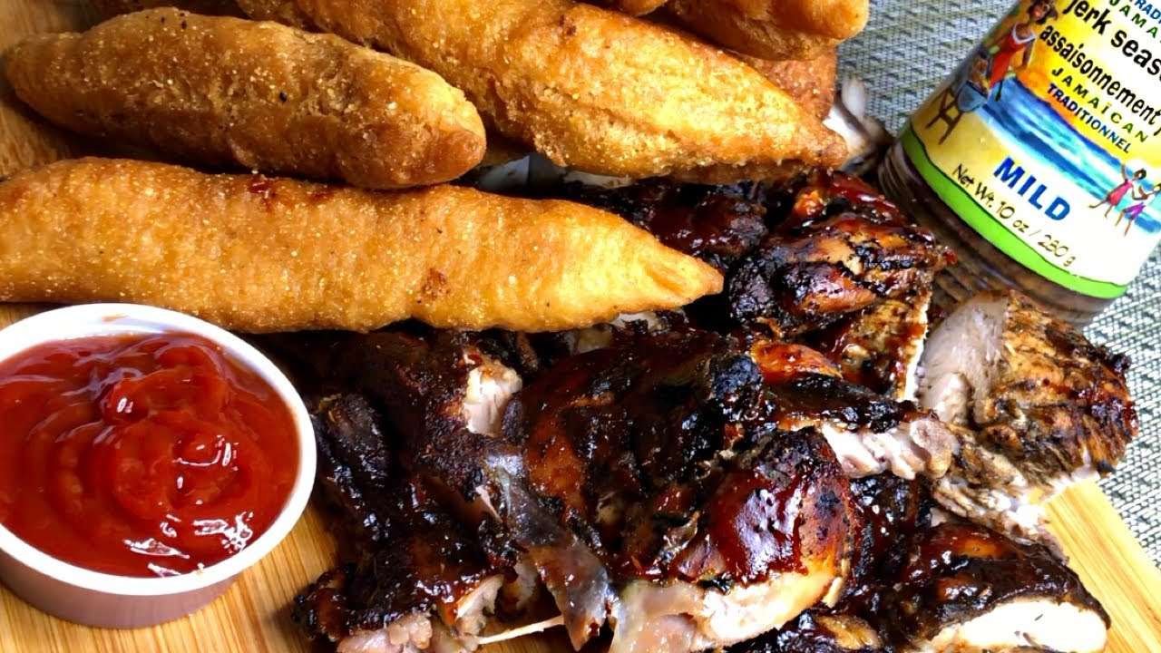 Jerk Chicken and Festival Recipe🔥🔥! || #jerkchicken #festival #jamaican #jerk