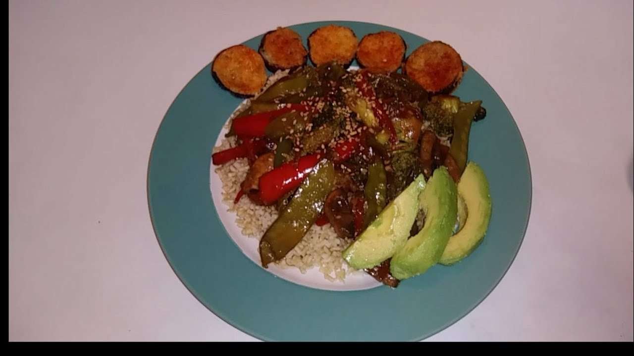Mommy and Me Cooking Series! Veggie Stir Fry w/ Kennedy's Smoked Paprika Fried Eggplant