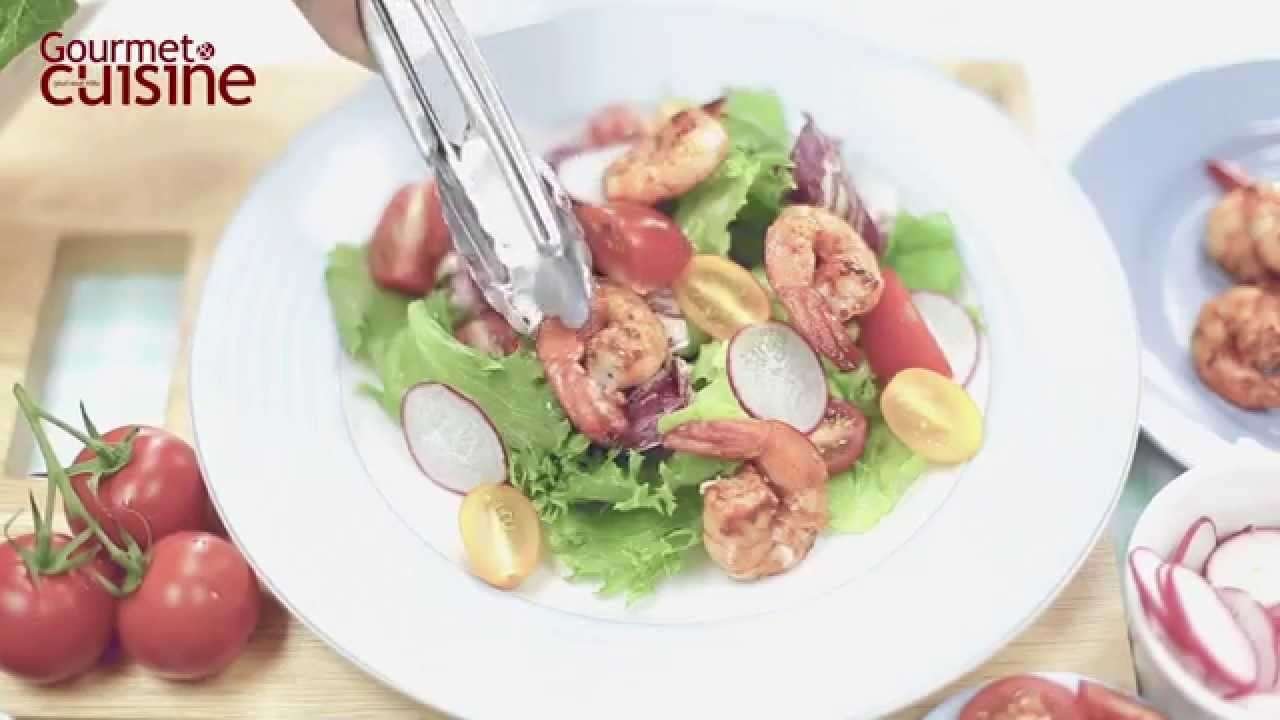 Shrimp Paprika Salad สลัดกุ้งปาปริก้า : GOURMET RECIPE#11