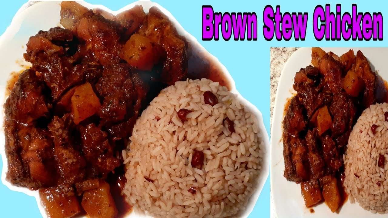 Jamaica Style Brown Stew Chicken, Easy Recipe