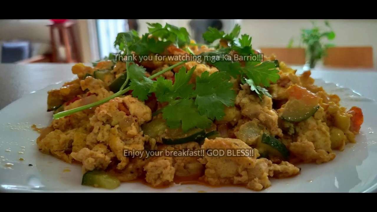 #Scrambled Eggs With Paprika & Vegetables