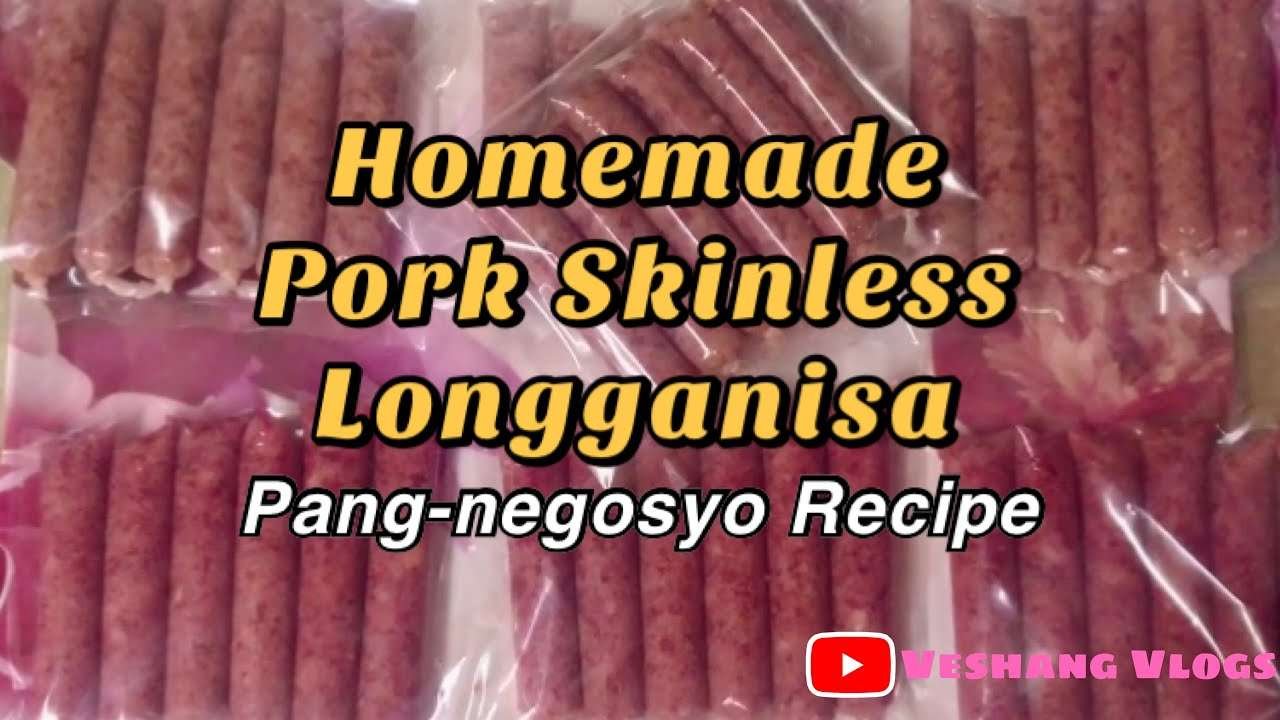 Easy Pang Negosyo Recipe | Sweet & Spicy Pork Skinless Longganisa