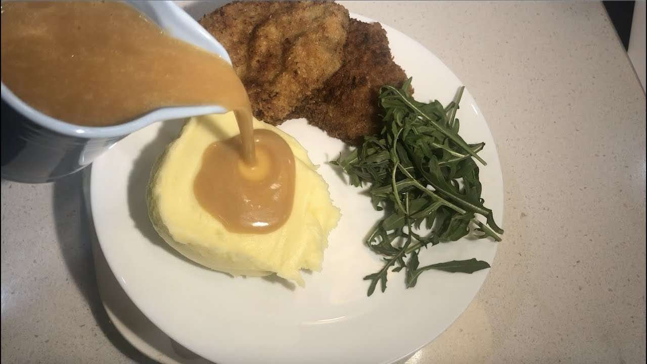 PERFECT BEEF SCHNITZEL WITH THE BEST MASHED POTATO