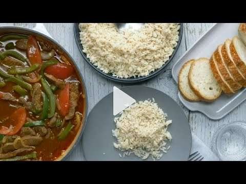 Tasty  easy pepper Steak with rice a well balanced meal for your family