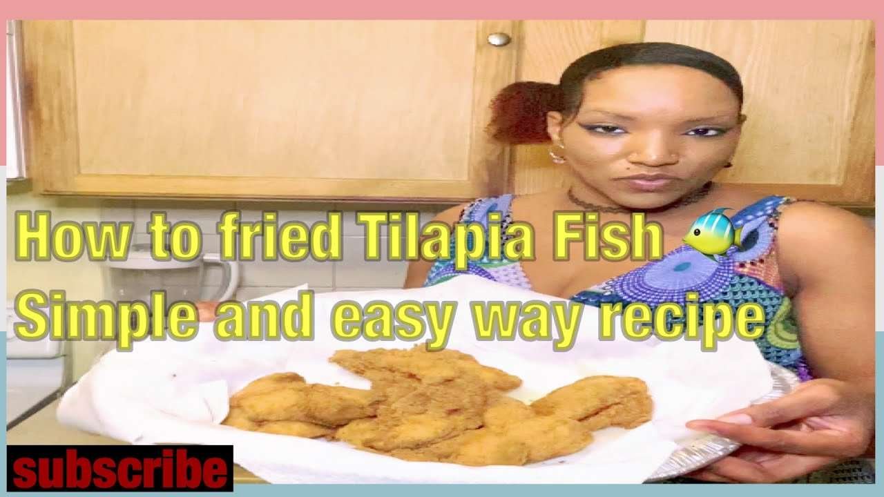 How to fried Tilapia fish 🐠 simple and easy way recipe