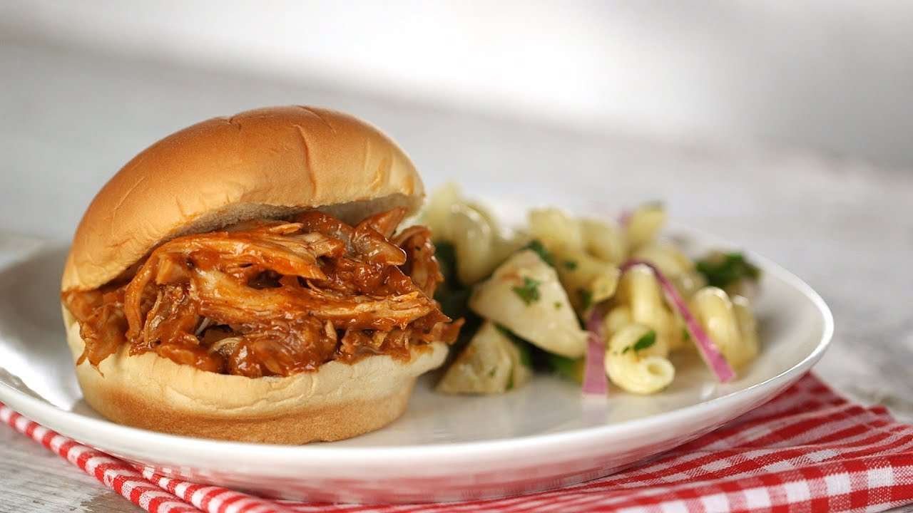 Pulled Barbecue-Chicken Sandwiches- Everyday Food with Sarah Carey